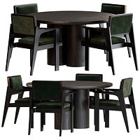 Okha Toro and Proxima Table dining chair