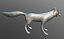 Fox Bronze Statue