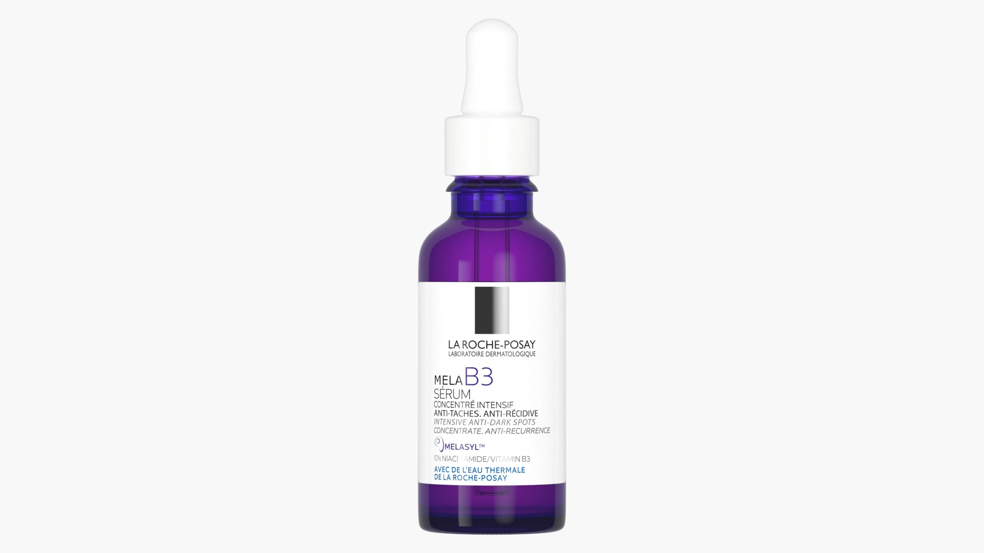 3D La Roche-Posay Mela B3 Serum Bottle model https://p.turbosquid.com/ts-thumb/Kd/MkUDA4/XK/1/png/1732534555/1920x1080/fit_q87/2605d7a4833a17f18d64c04a6eb6f18d859e6661/1.jpg