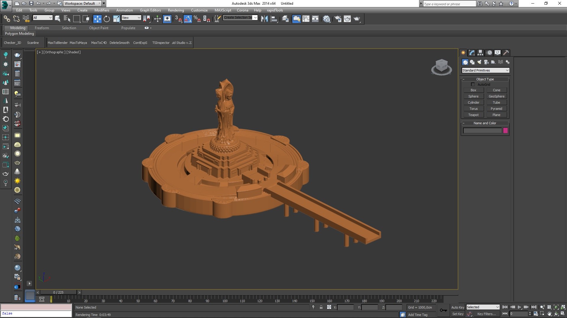 Guanyin of Nanshan for Print 3D model preview