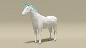 3D unicorn blender
