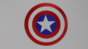 Captain America Shield 3D