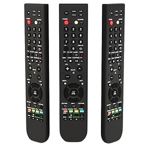 control tv remote 3d model