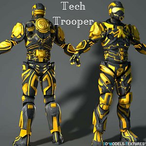 3D tech trooper