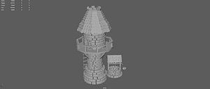 water tower 3D