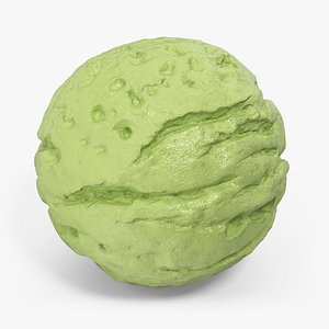 Pistachio Flavor Ice Cream Ball