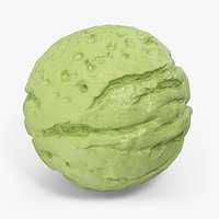 Pistachio Flavor Ice Cream Ball