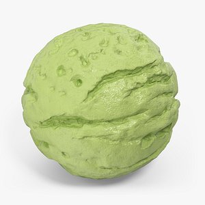Pistachio Flavor Ice Cream Ball