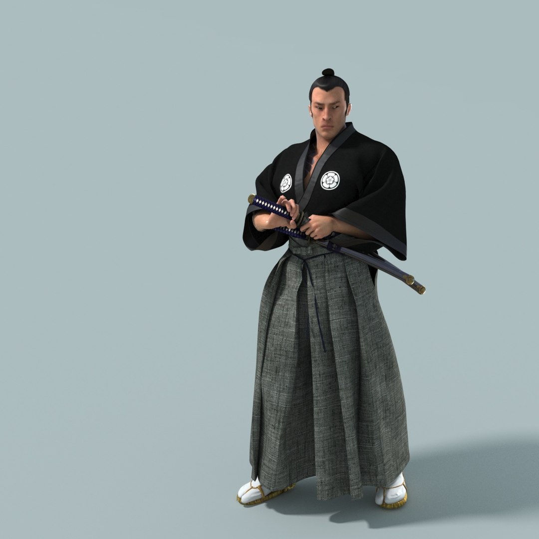 3D samurai1 model - TurboSquid 2100182