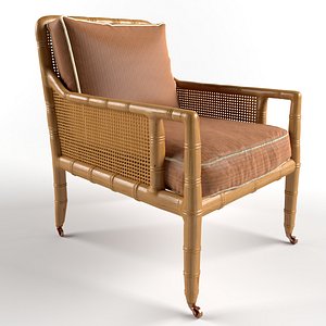 3d bamboo armchair