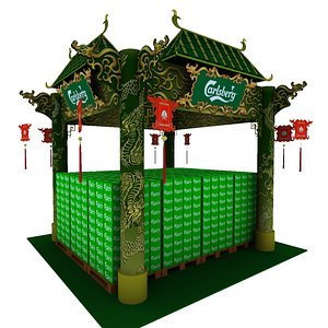 Calsberg Dragon Exhibition Booth