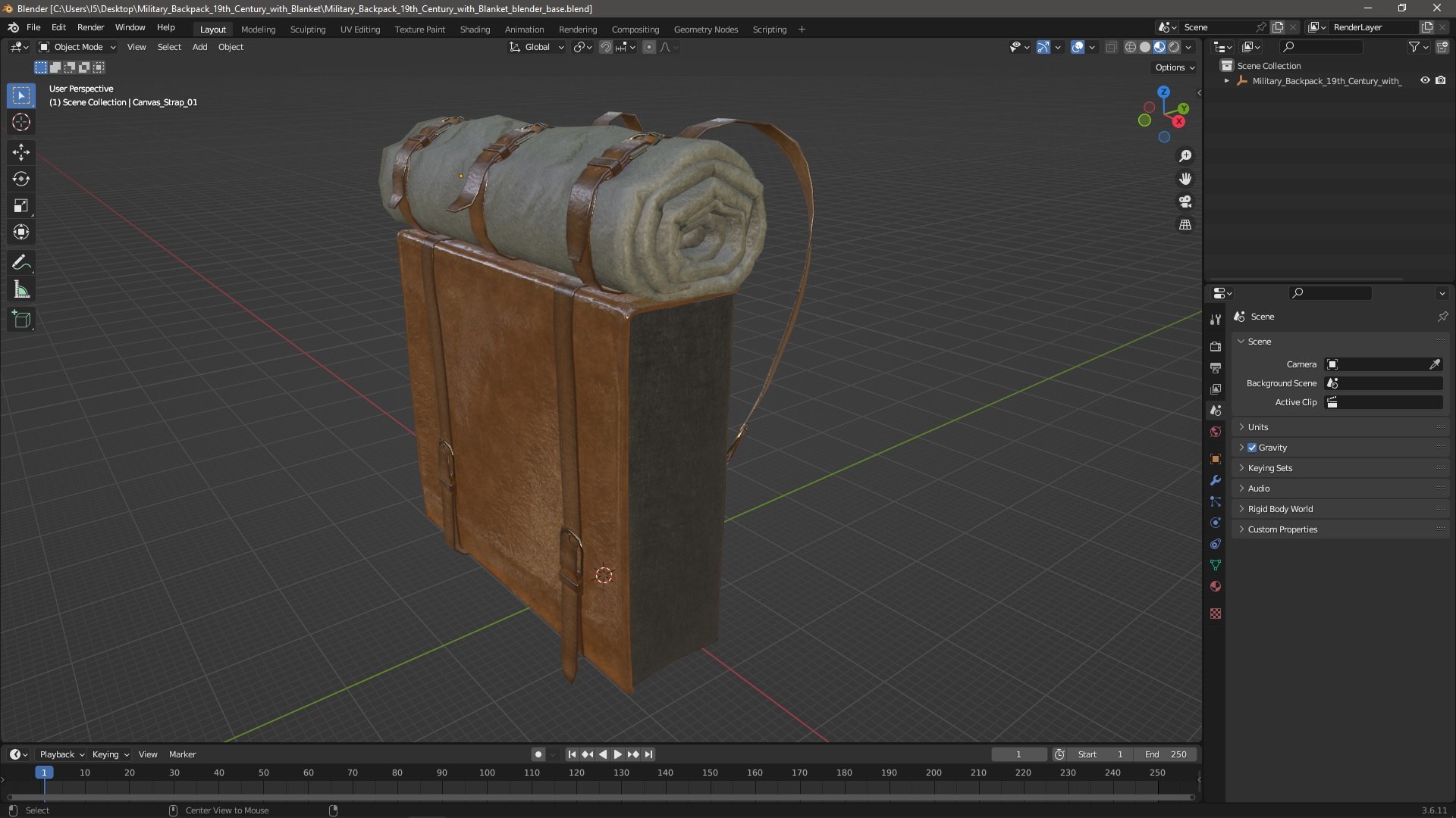 Military Backpack 19th Century with Blanket 3D model https://p.turbosquid.com/ts-thumb/Kd/jrBeyL/mP/military_backpack_19th_century_with_blanket_1001/jpg/1753246616/1920x1080/fit_q87/e050d492c9f921d28696e7fe7f5dff9937448422/military_backpack_19th_century_with_blanket_1001.jpg