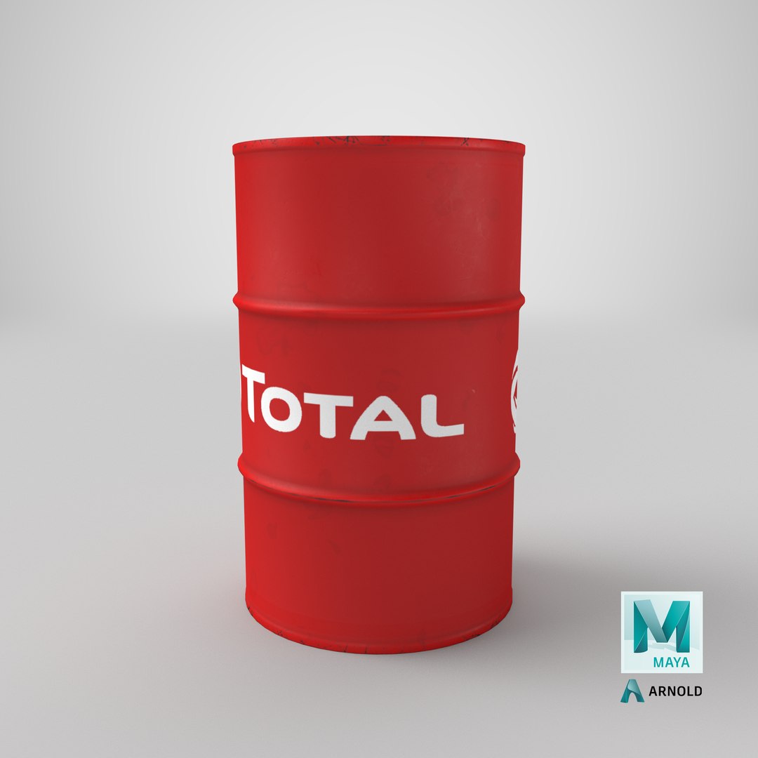 barrel total oil 3D model https://p.turbosquid.com/ts-thumb/Kd/kthFKK/INPgx9Lr/stemcell_maya_arnold_render/png/1578079541/1920x1080/fit_q87/fb31358d6553c457eca8f30b8099ea7445741960/stemcell_maya_arnold_render.jpg