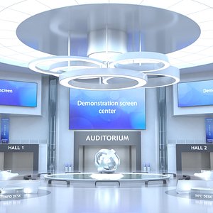 Sci-FI Futuristic Virtual Lobby