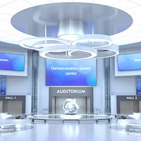 Sci-FI Futuristic Virtual Lobby