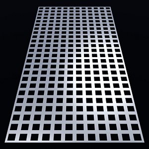 3D Perforated panel with 42 percent opening 25O118