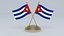 Modèle 3D du drapeau de Cuba