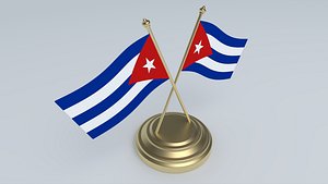 Flag of Cuba 3D Model model
