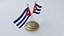 Modèle 3D du drapeau de Cuba