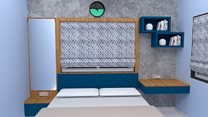 3D bedroom 3d model