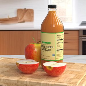 Apple Cider Vinegar with Apples