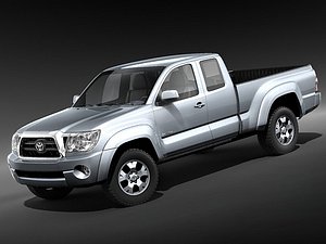 toyota tacoma cab pickup 3ds