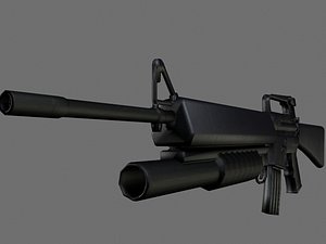 M16A2-M203.obj