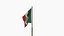 Animated Mexico Flag 3D model