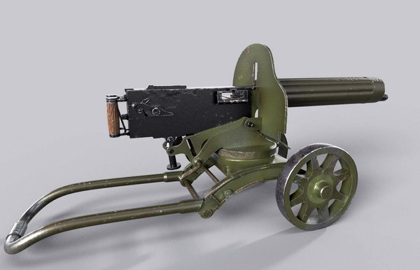3D модель Пулемет Максима - TurboSquid 1676958