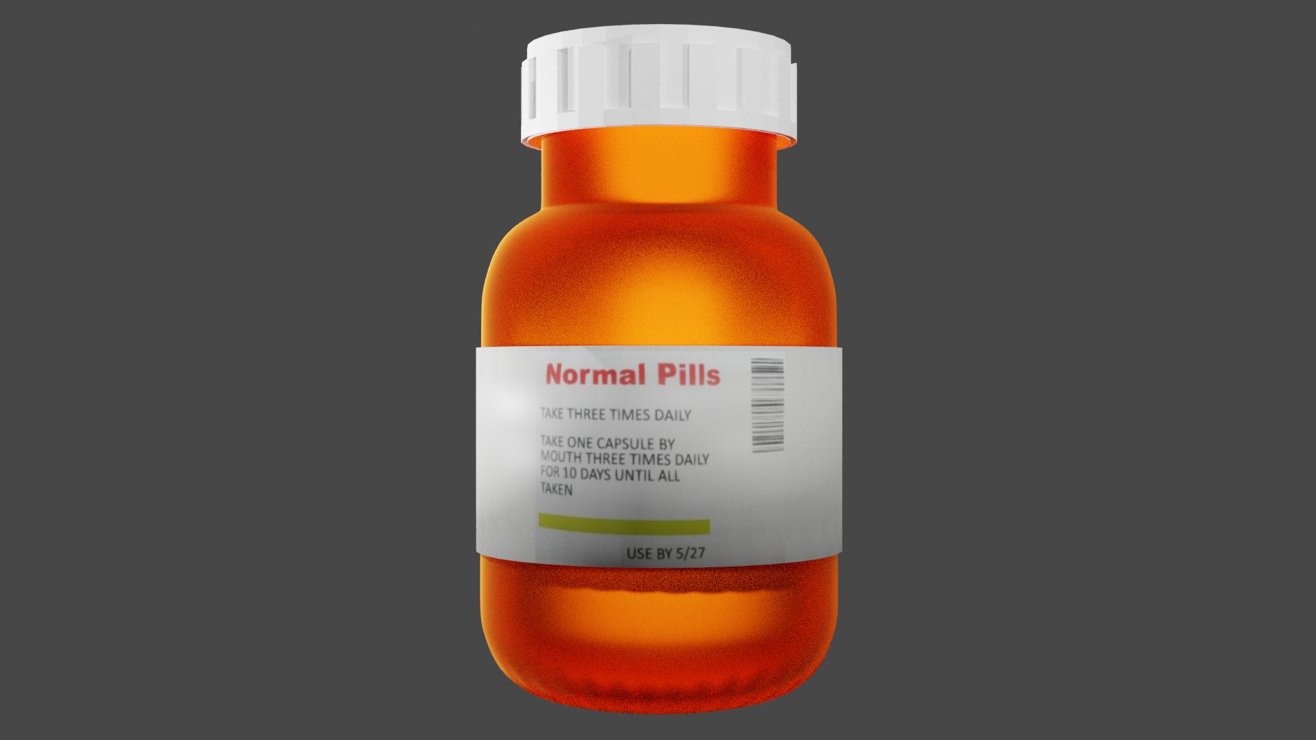 Free 3D Dream Normal Pills TurboSquid 2086288   Normalpills2 