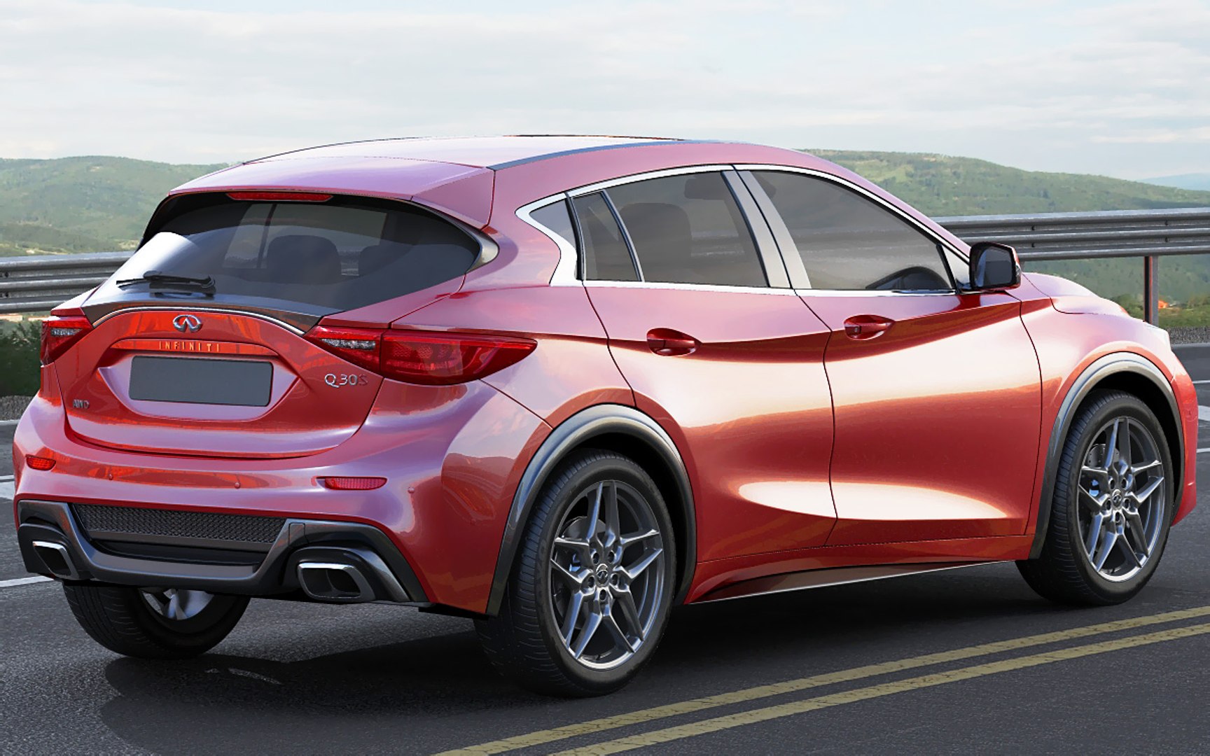 Infiniti Q30 30 3d Max