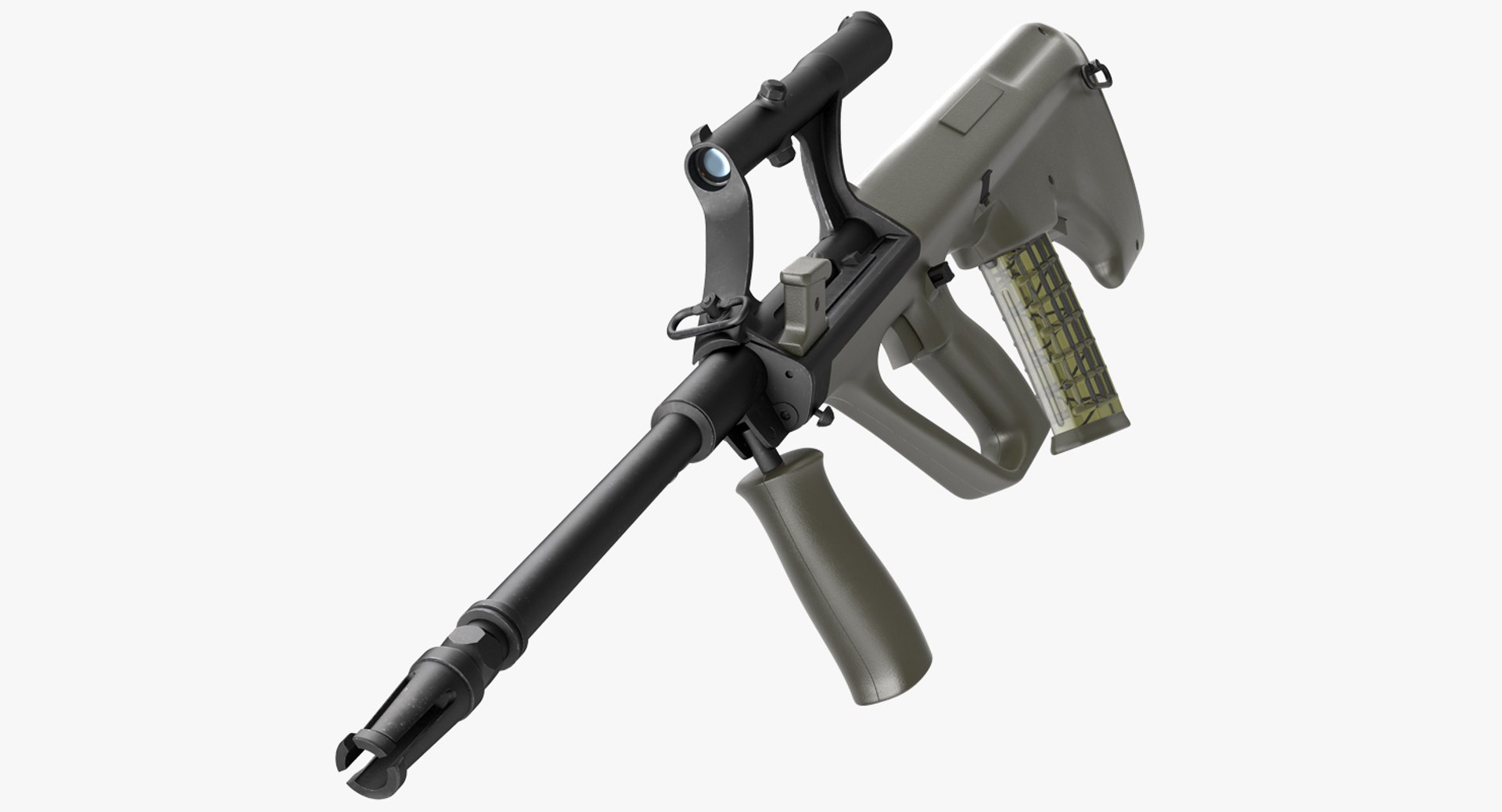 AUG Steyr A1 Austrian Carbine 3D model preview