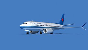 Boeing 737 Max 7 China Southern Airlines 3D model