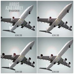 airbus a340 family 3ds