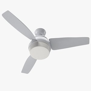 3-blade ceiling fan 3D model