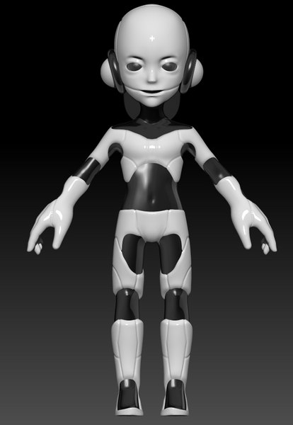 Cute little robot 3D model - TurboSquid 1292914