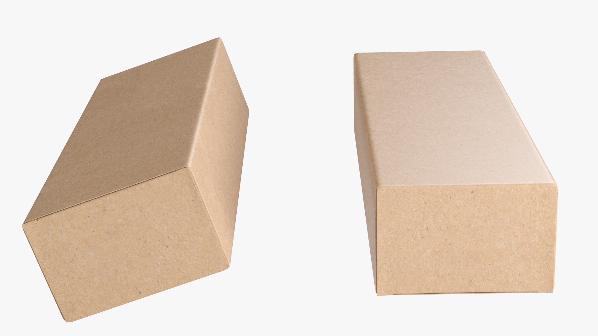 3D Cardboard Box For Individual Packaging - TurboSquid 2413864
