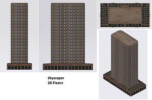 skyscraper 3d model