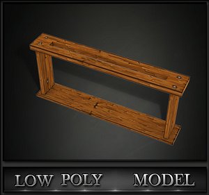 3d weapon support ready model