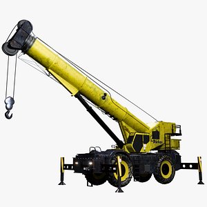 3D Industrial crane model