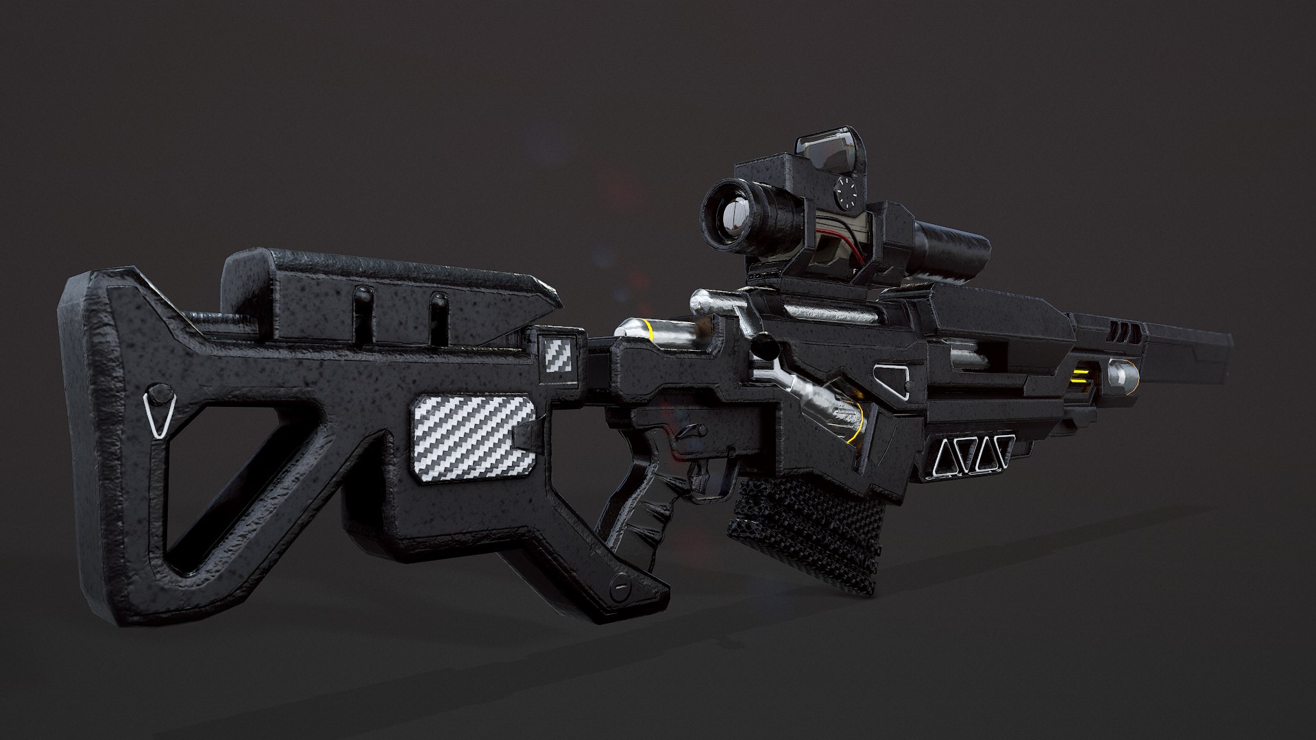 3D sci-fi rifle weapon pbr https://p.turbosquid.com/ts-thumb/Ke/igsKkF/GBaET357/screenshot023/png/1580401485/1920x1080/fit_q87/b64e4ae04f5bd49c12f84eebe1e81f284a8db104/screenshot023.jpg