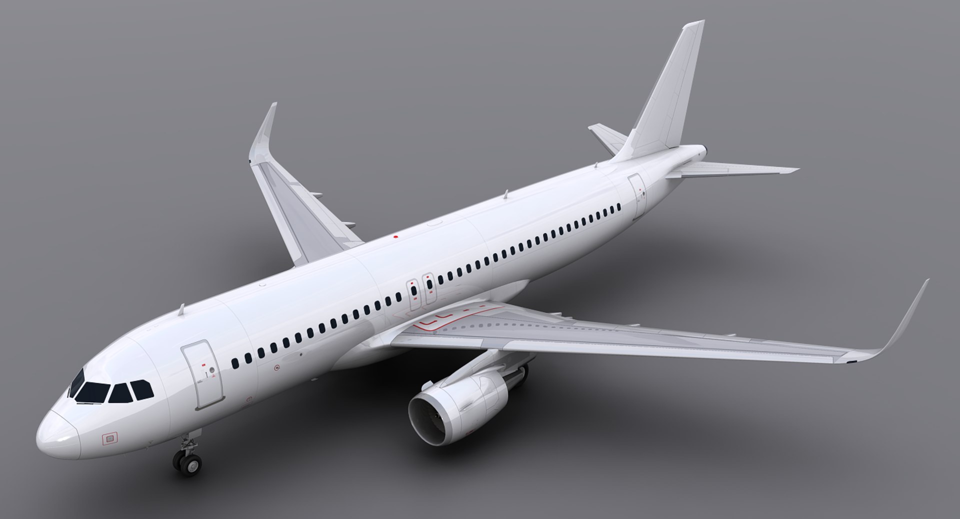 A320 Generic 3d Model