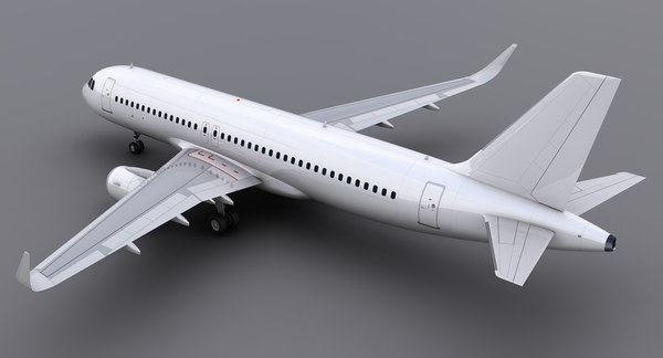 a320 generic 3d model