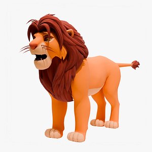 3D Simba Adult - The Lion King