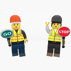 Lego woman workers