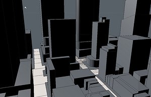 square city cityscape 3d model