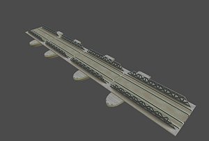 3d pontoon bridge