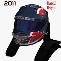 Kvyat helmet 2017