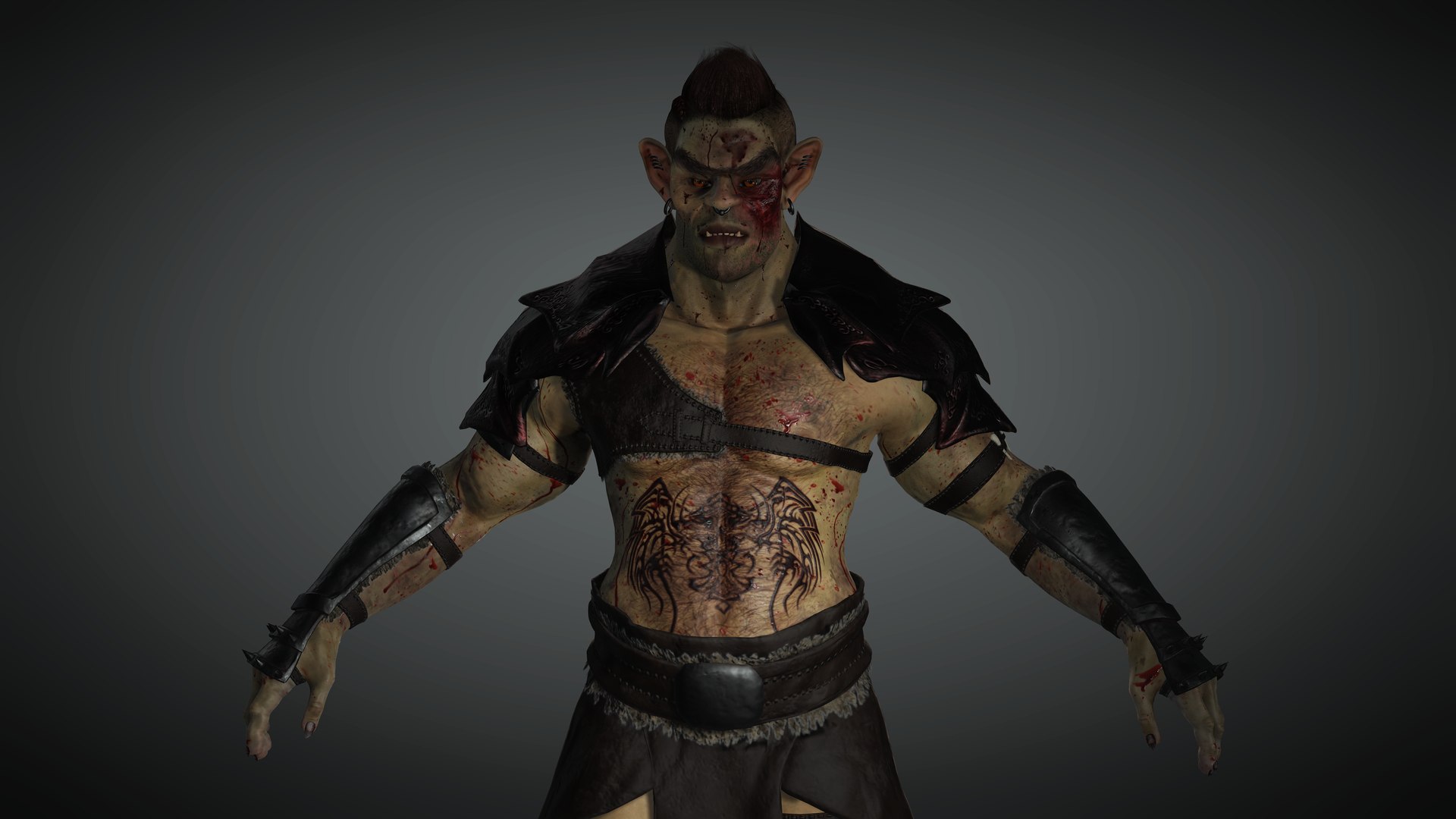 3D Realistic Orc Male Character 01 - TurboSquid 1963818