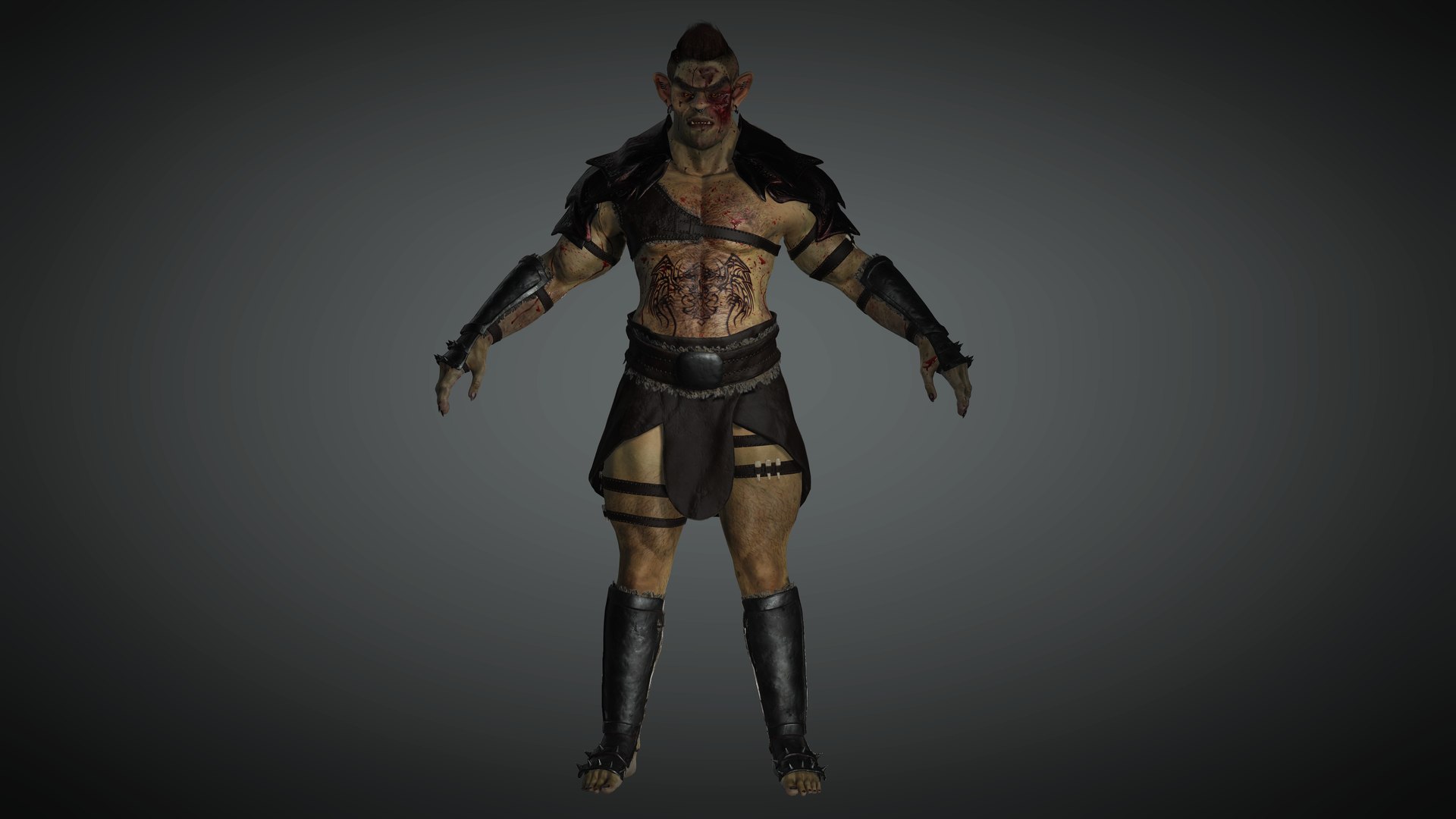 3D Realistic Orc Male Character 01 - TurboSquid 1963818